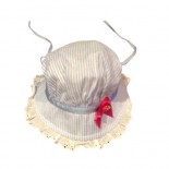 Red Ribbon Inspired Baby Girls Sun Hat / Cap - Baby Clothes