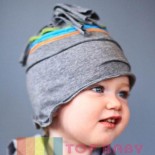 Shabby Chic In Charcoal Grey Beanie/Hat - Baby Boys & Baby Girls Clothes