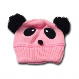 Pink Teddy Knitted Beanie / Hats - Baby Girls Clothes